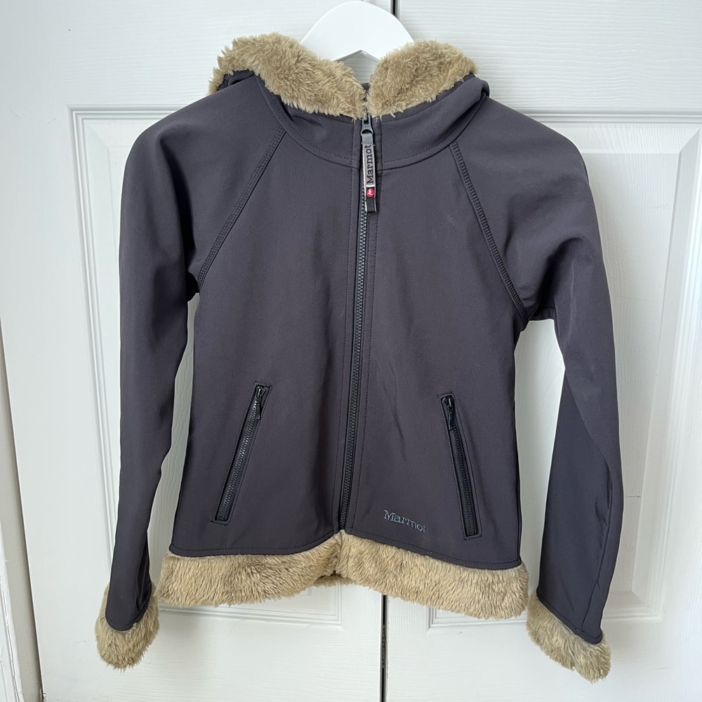 Marmot Furlong Black hooded Jacket Size XS